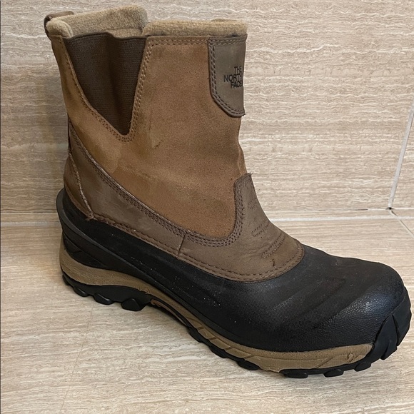 The North Face UGC Men’s Sz 10 Tan and Black Outdoor Waterproof Boots - Picture 3 of 10